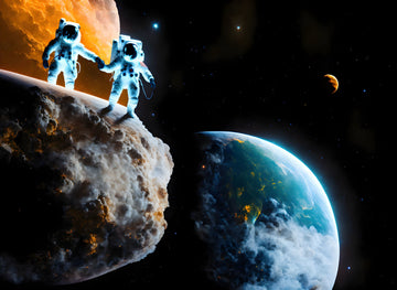 Canvas Wall Art Home Decor - A Day In Space