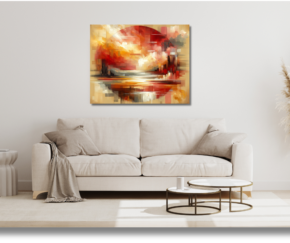 Canvas Wall Art Home Decor - Abstract Circle