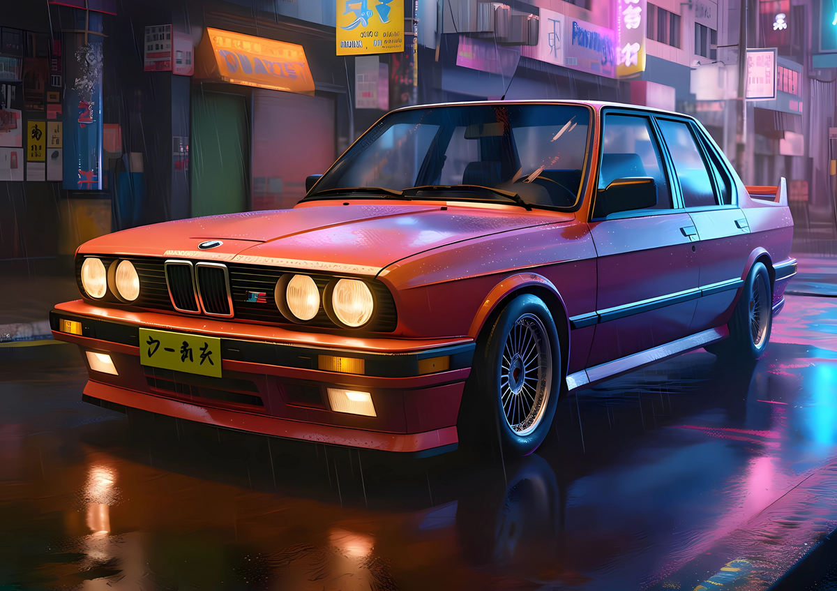 Canvas Wall Art Home Decor - BMW E30