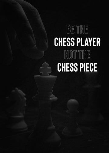 Motivational Canvas Wall Art - Be The Chess Player