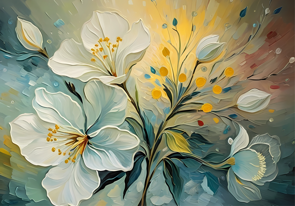 Canvas Wall Art Home Decor - Blossom