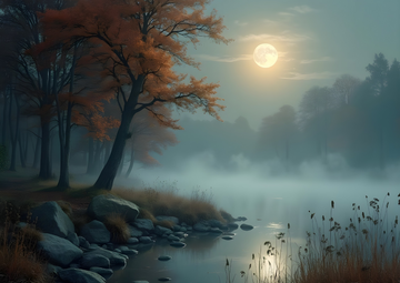 Canvas Wall Art Home Decor - Born By The River