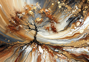 Canvas Wall Art Home Decor - Brown Autumn
