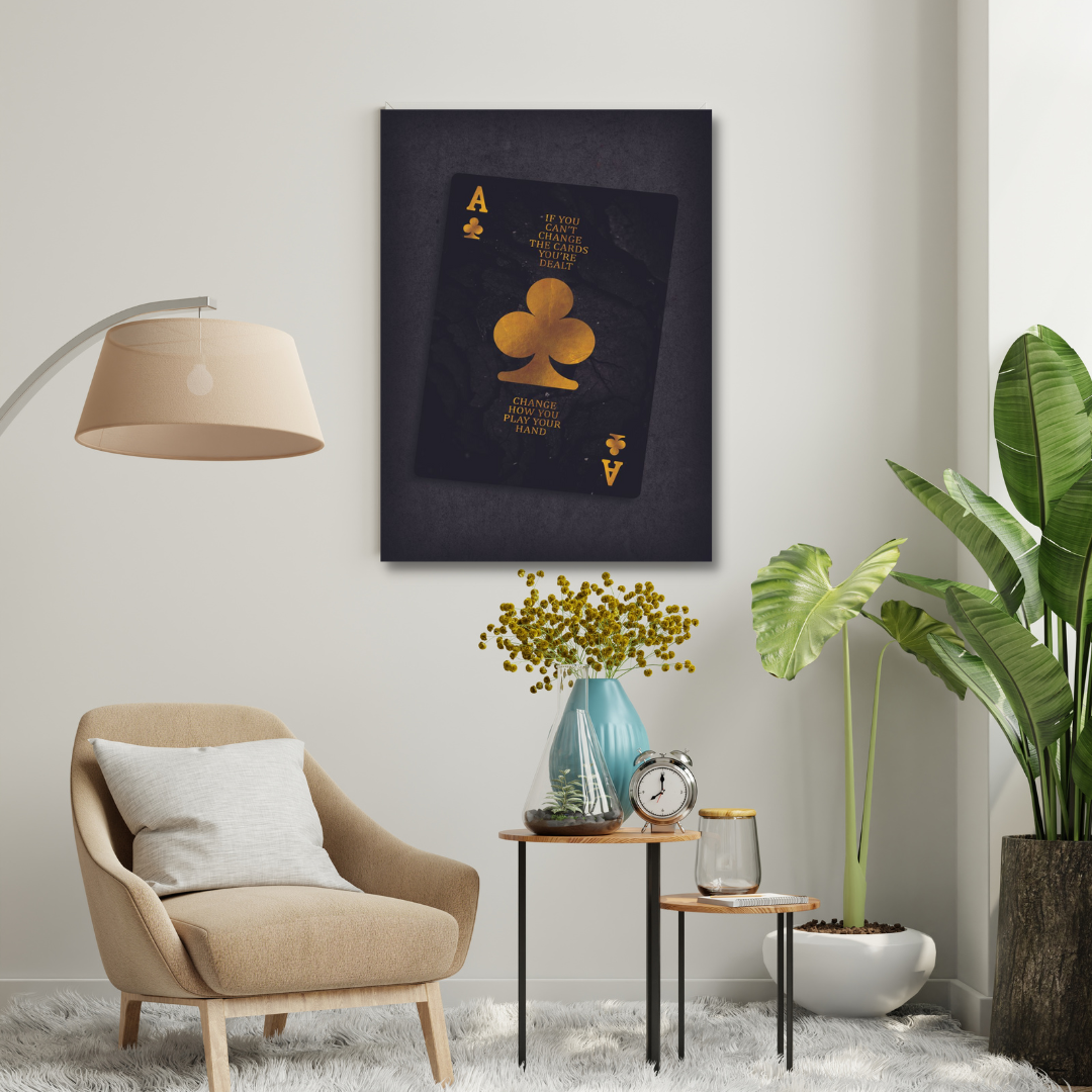 Motivational Canvas Wall Art - Change How You Play
