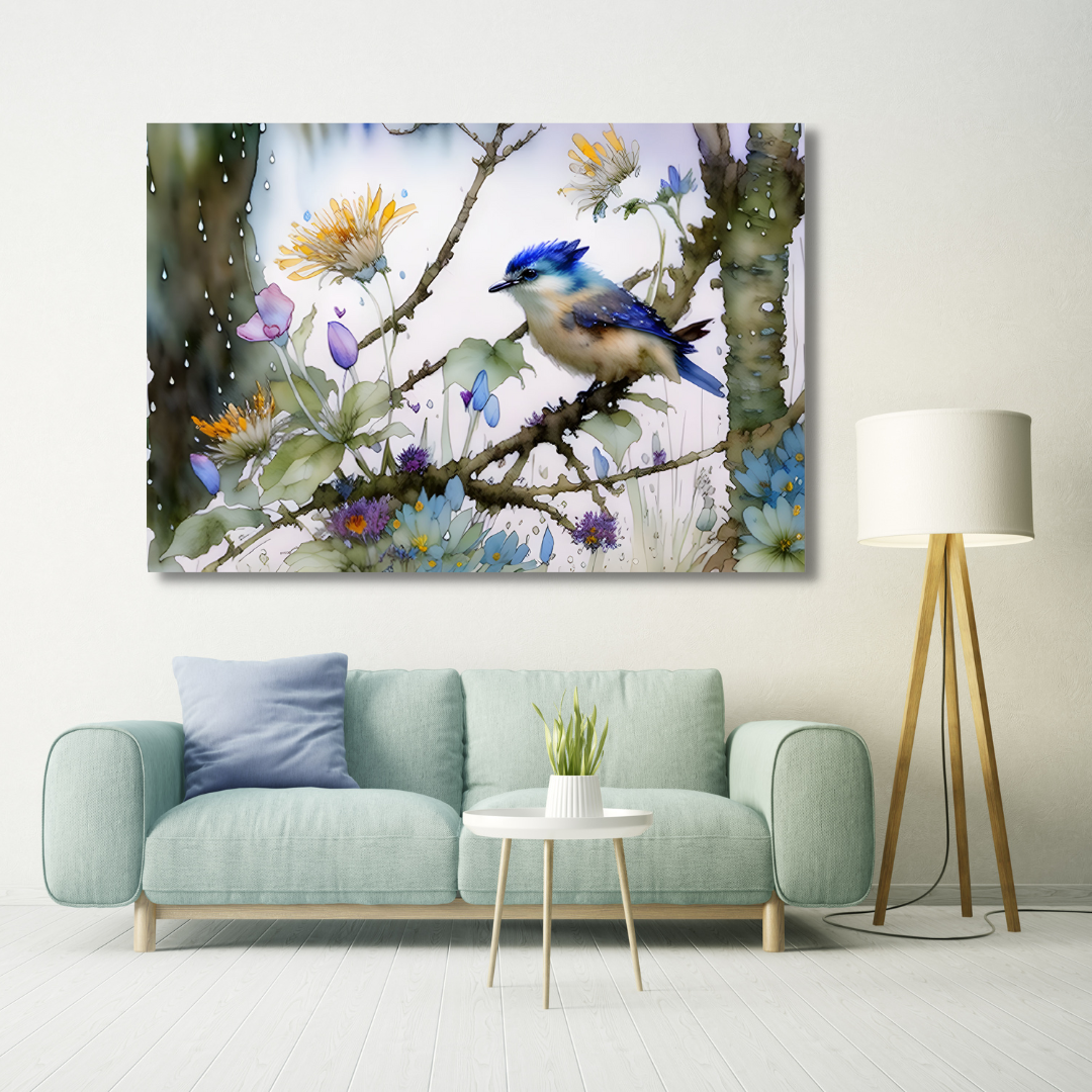 Canvas Wall Art Home Decor - Cute little Bird