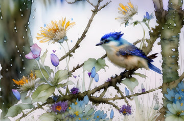 Canvas Wall Art Home Decor - Cute little Bird