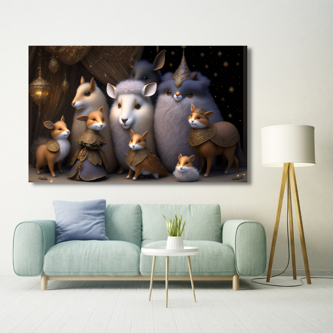 Canvas Wall Art Home Decor - Family Portrait
