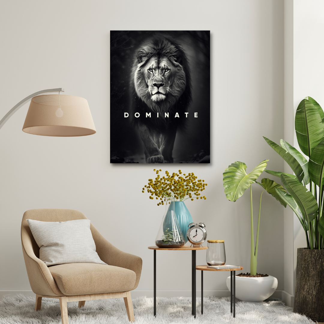 Motivational Canvas Wall Art - Fearless