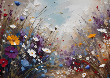 Canvas Wall Art Home Decor - Flowerful Path