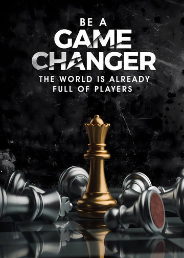 Motivational Canvas Wall Art - Be A Game Changer