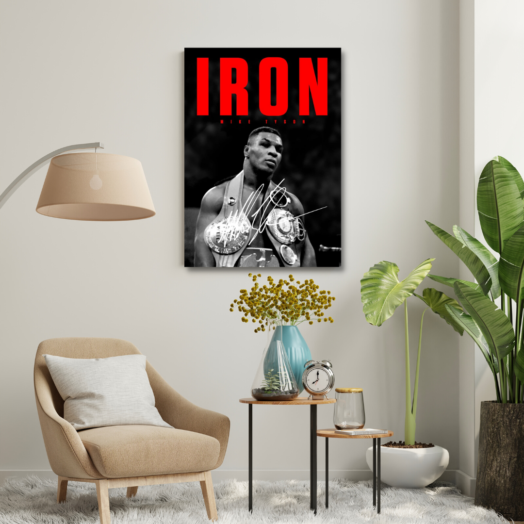 Motivational Canvas Wall Art - Iron Mike