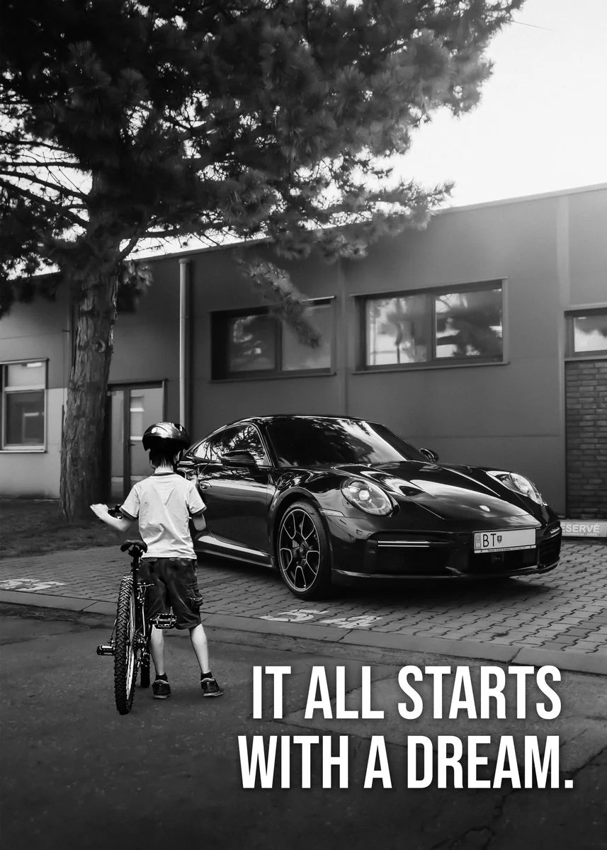 Motivational Canvas Wall Art - It All starts With A Dream 01