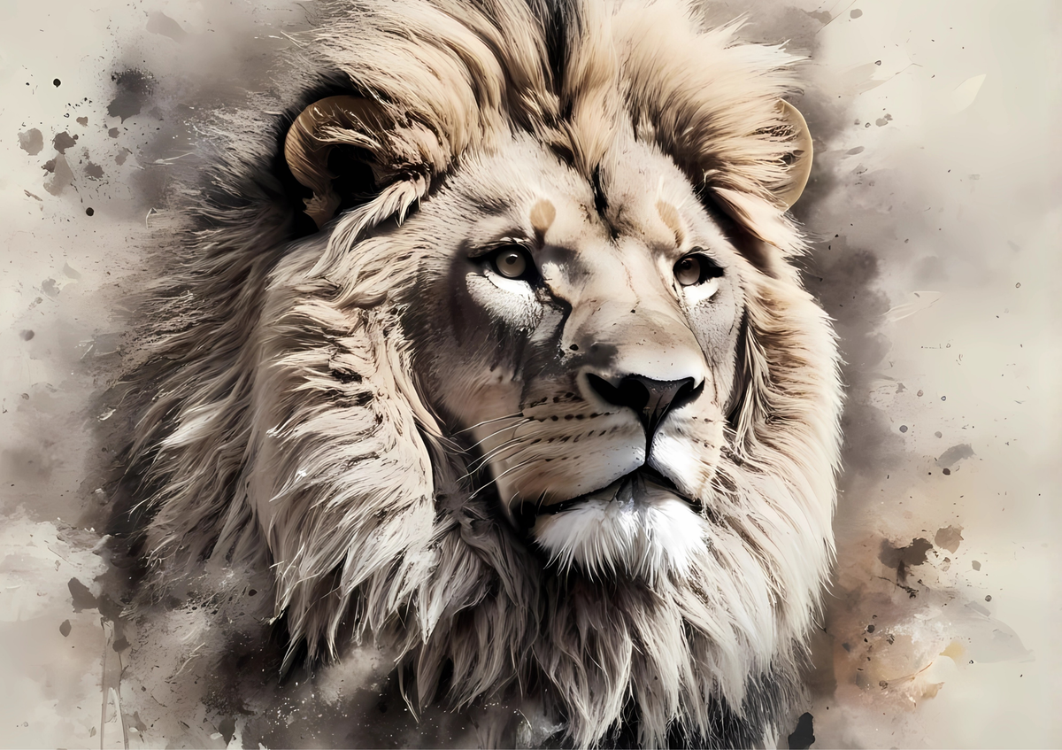 Canvas Wall Art Home Decor - King Of The Jungle