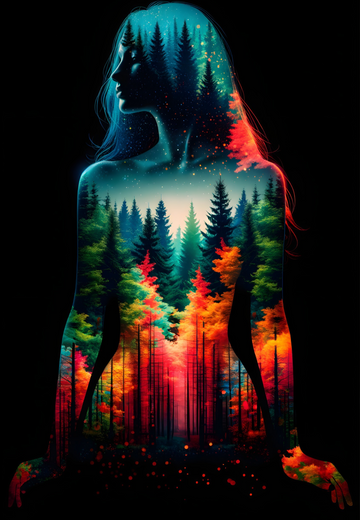 Canvas Wall Art Home Decor - Lady Pine
