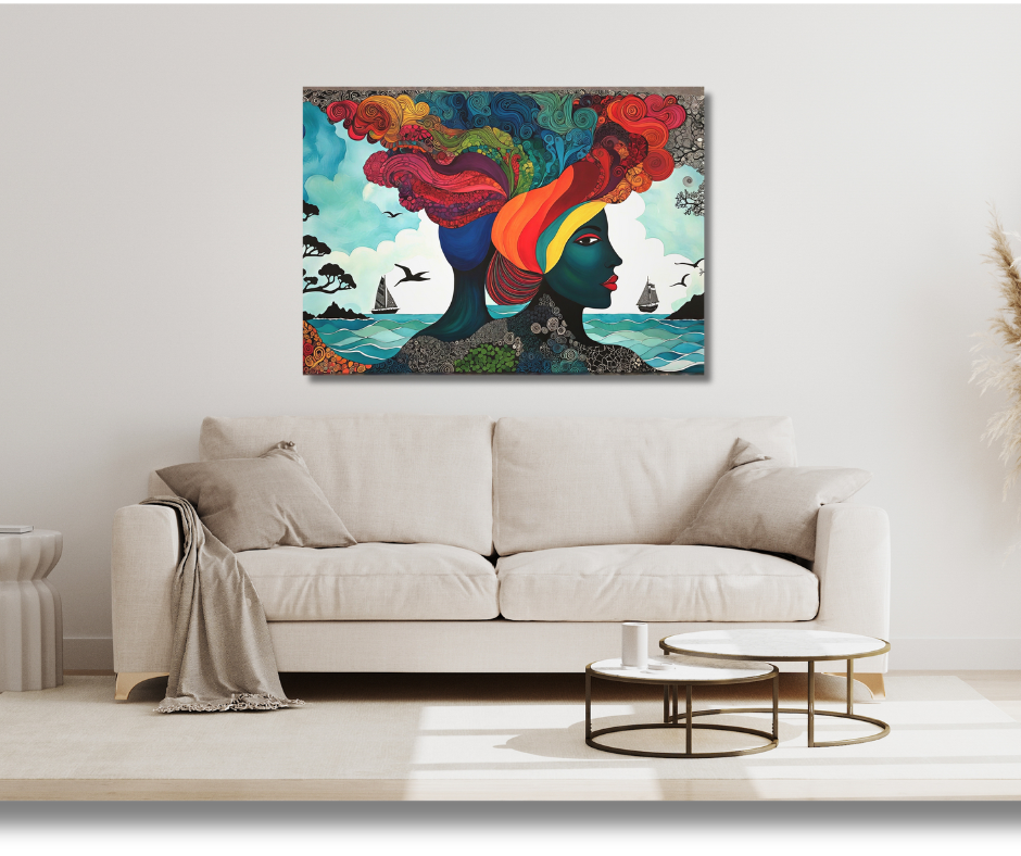 Canvas Wall Art Home Decor - Magical Face