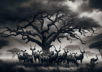 Canvas Wall Art Home Decor - Majestic Kudu