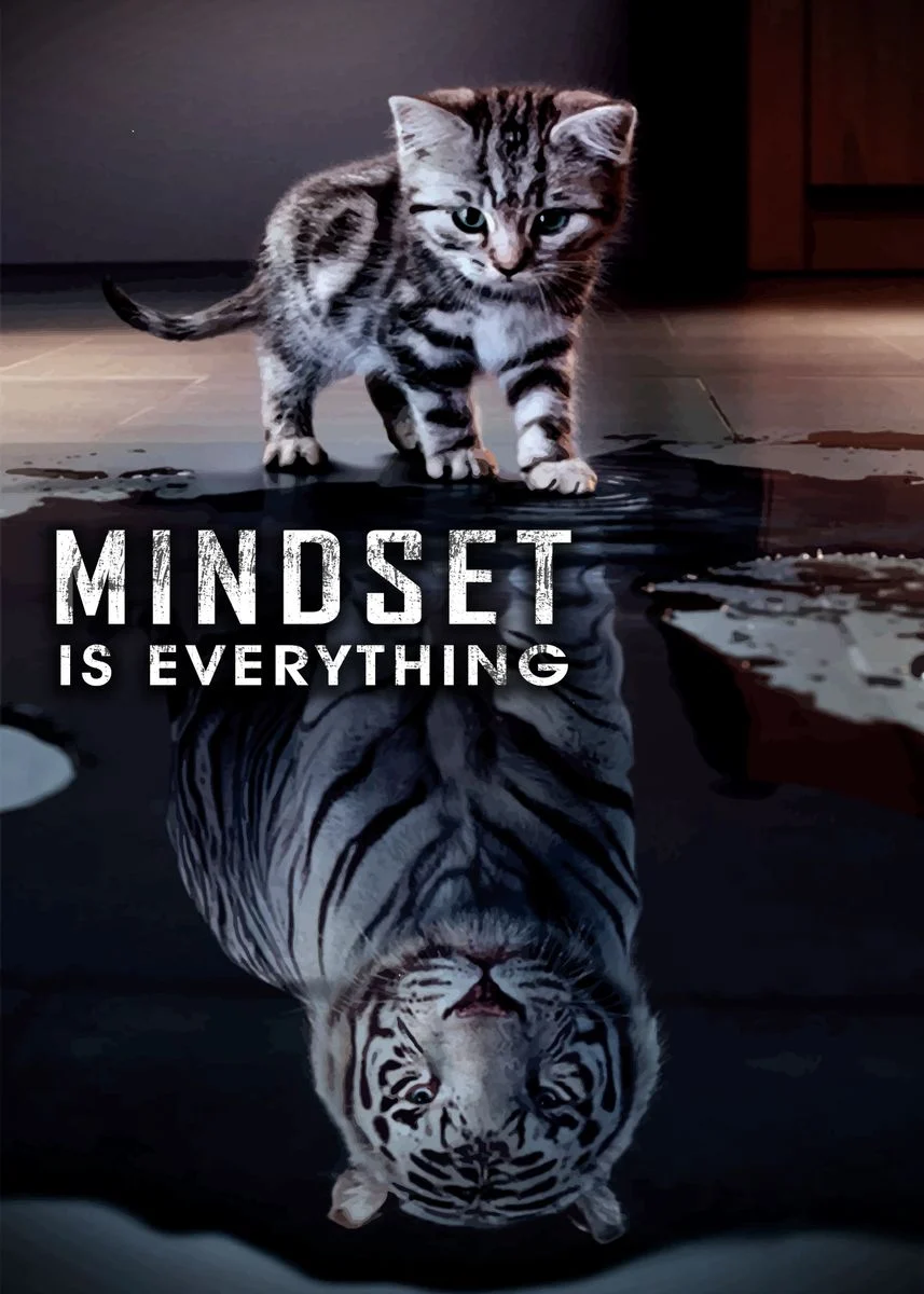 Motivational Canvas Wall Art - Mindset Is Everything 02