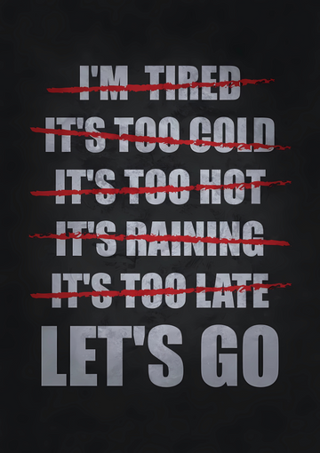 Motivational Canvas Wall Art - Let's Go