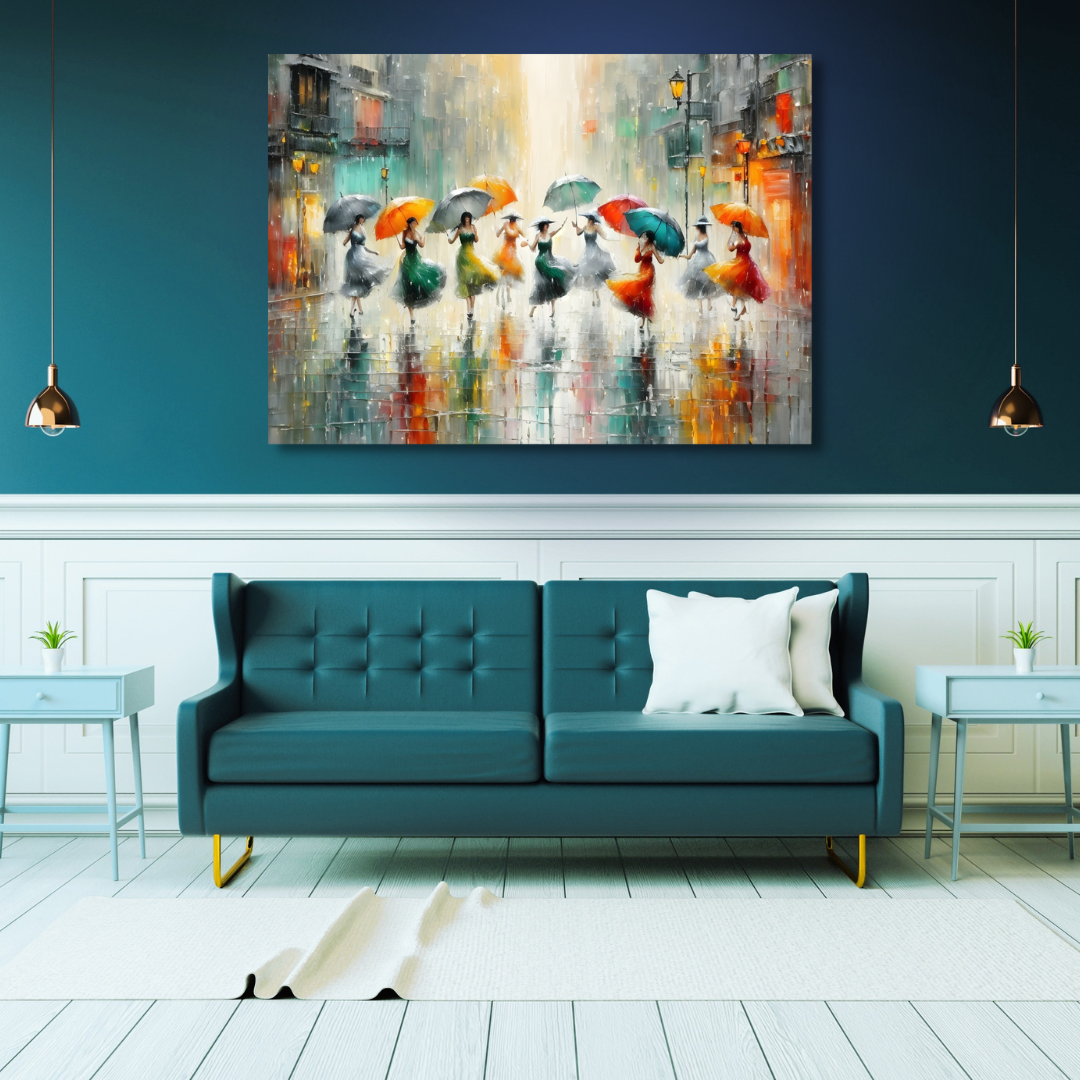 Canvas Wall Art Home Decor - Rain Laughter