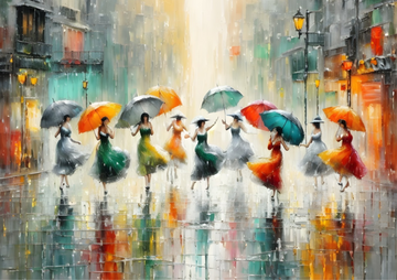 Canvas Wall Art Home Decor - Rain Laughter