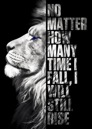 Motivational Canvas Wall Art - Still I Rise