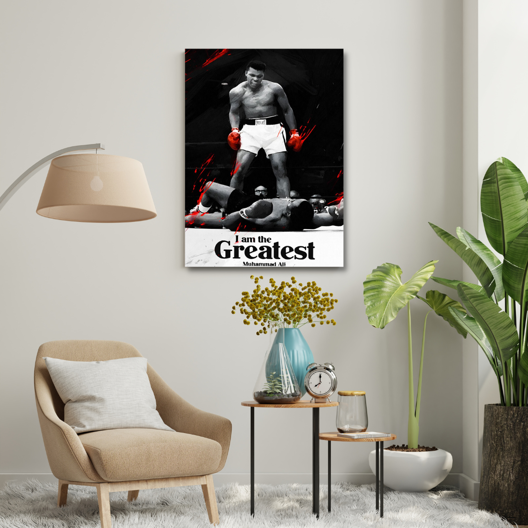 Motivational Canvas Wall Art - The Greatest