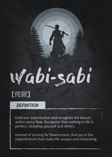 Motivational Canvas Wall Art - Wabi Sabi
