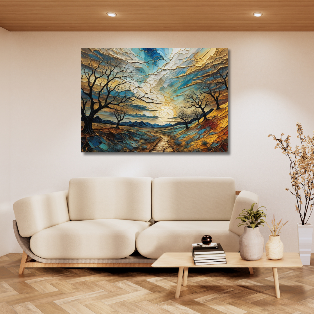 Canvas Wall Art Home Decor - Winding Path