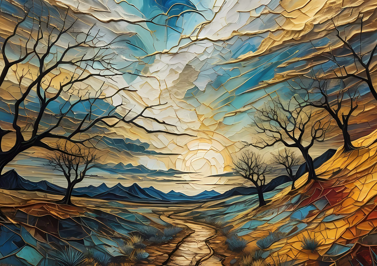 Canvas Wall Art Home Decor - Winding Path