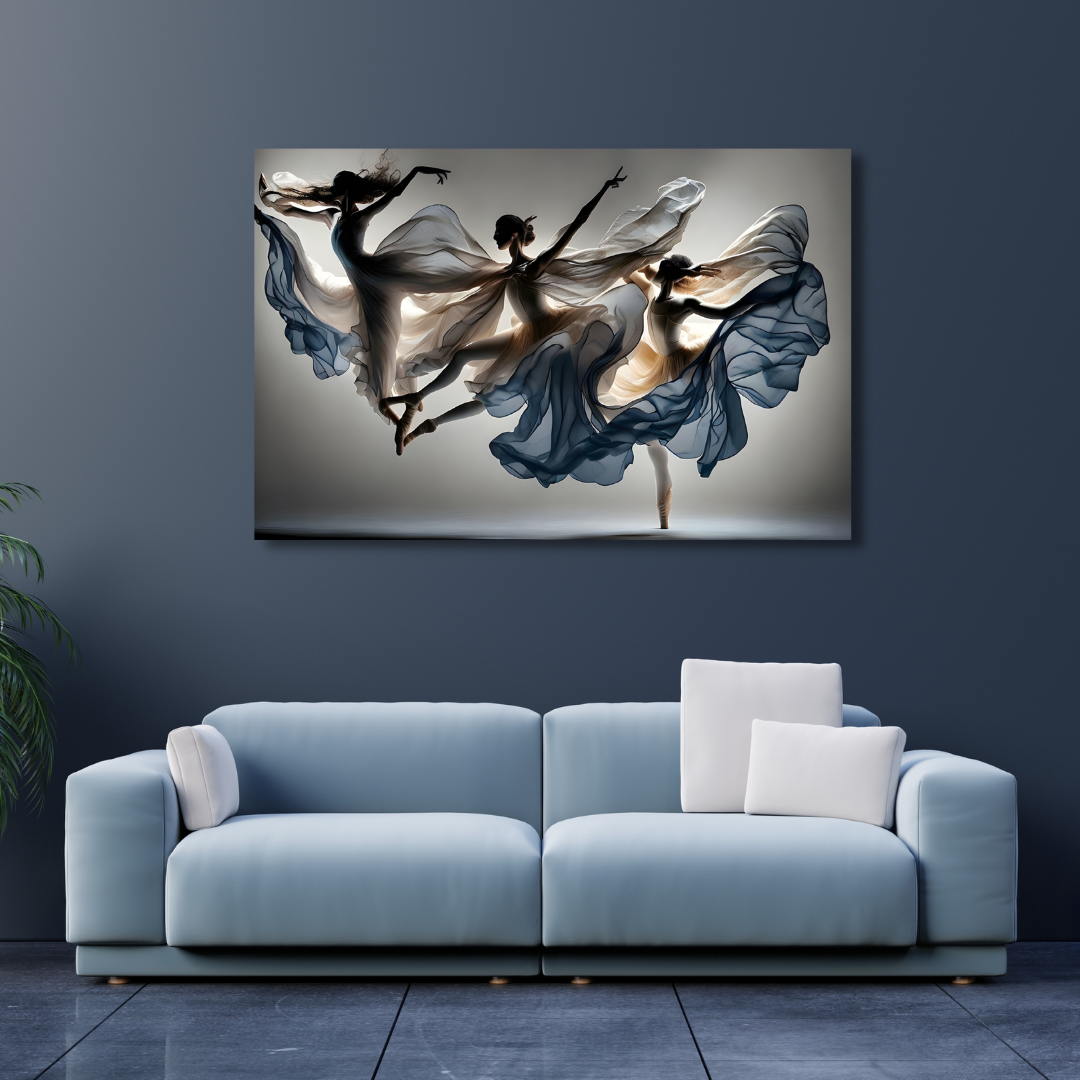 Canvas Wall Art Home Decor - Wood Sprites Dancing