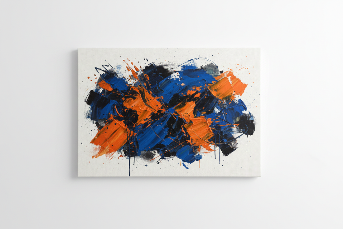Bold Brushstroke Expressionist Canvas - Hero