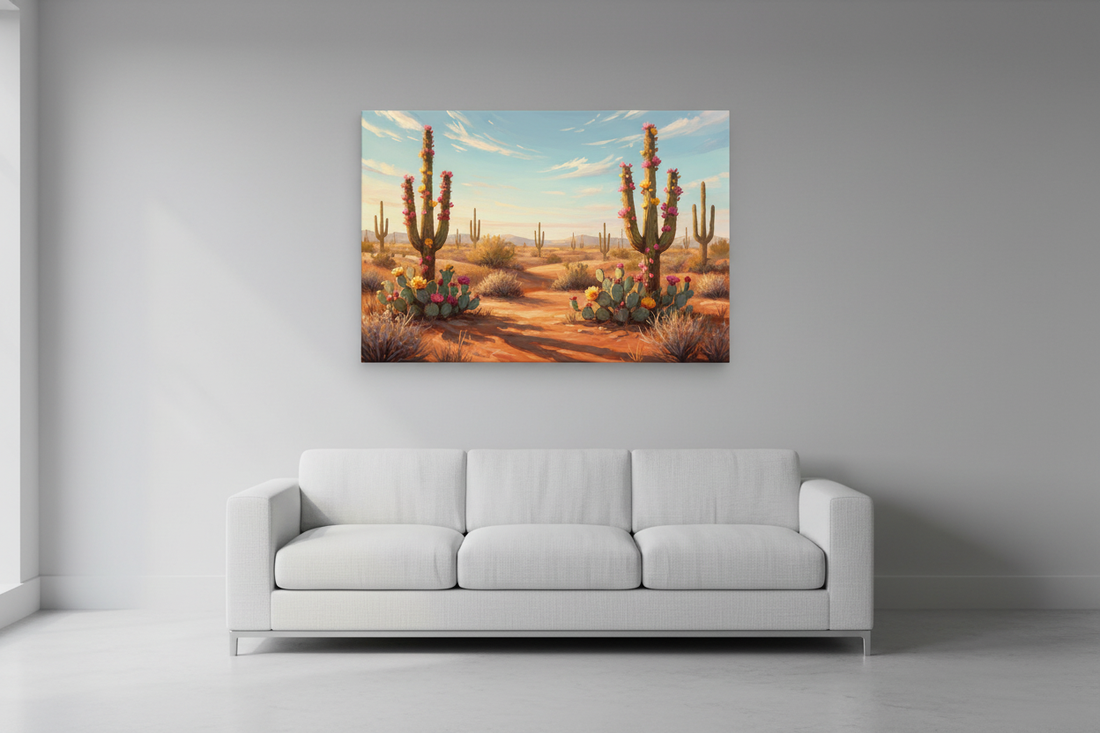 Cactus Desert Bloom - Hero