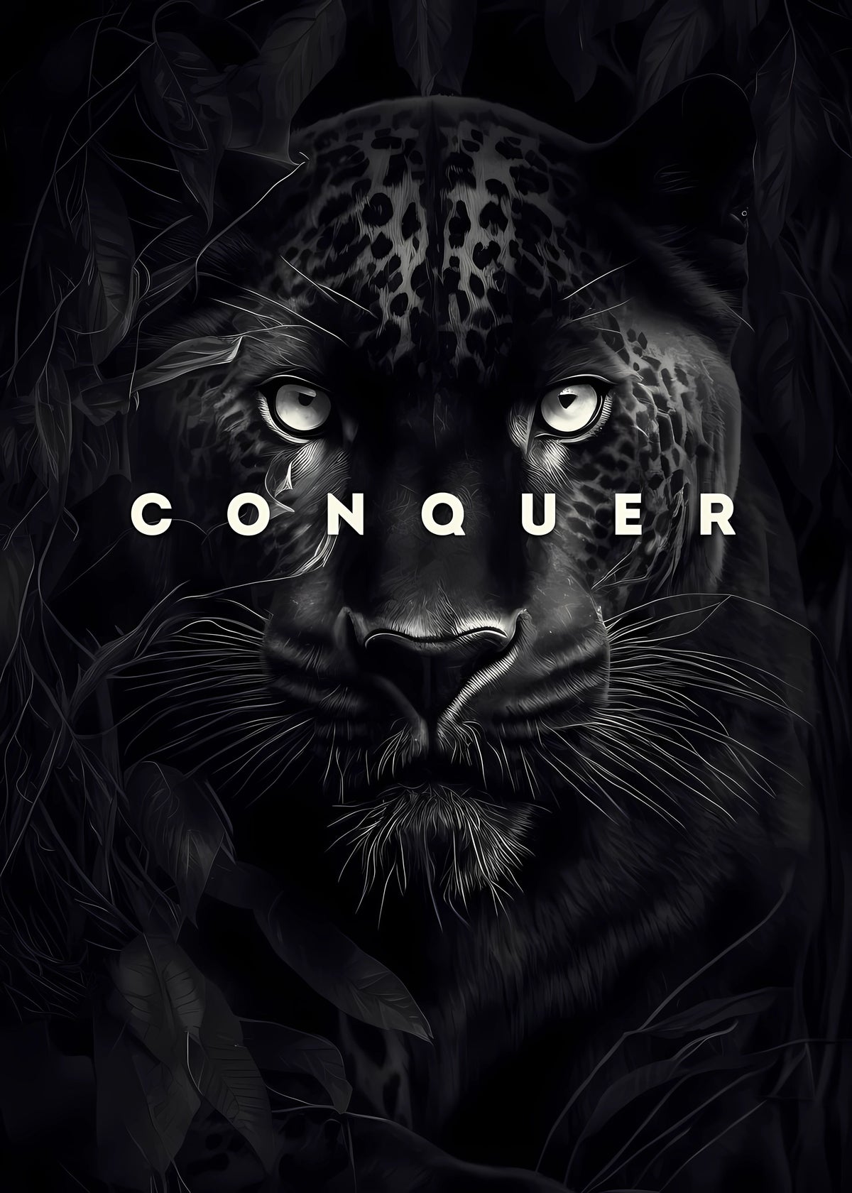 Motivational Canvas Wall Art - Conquer