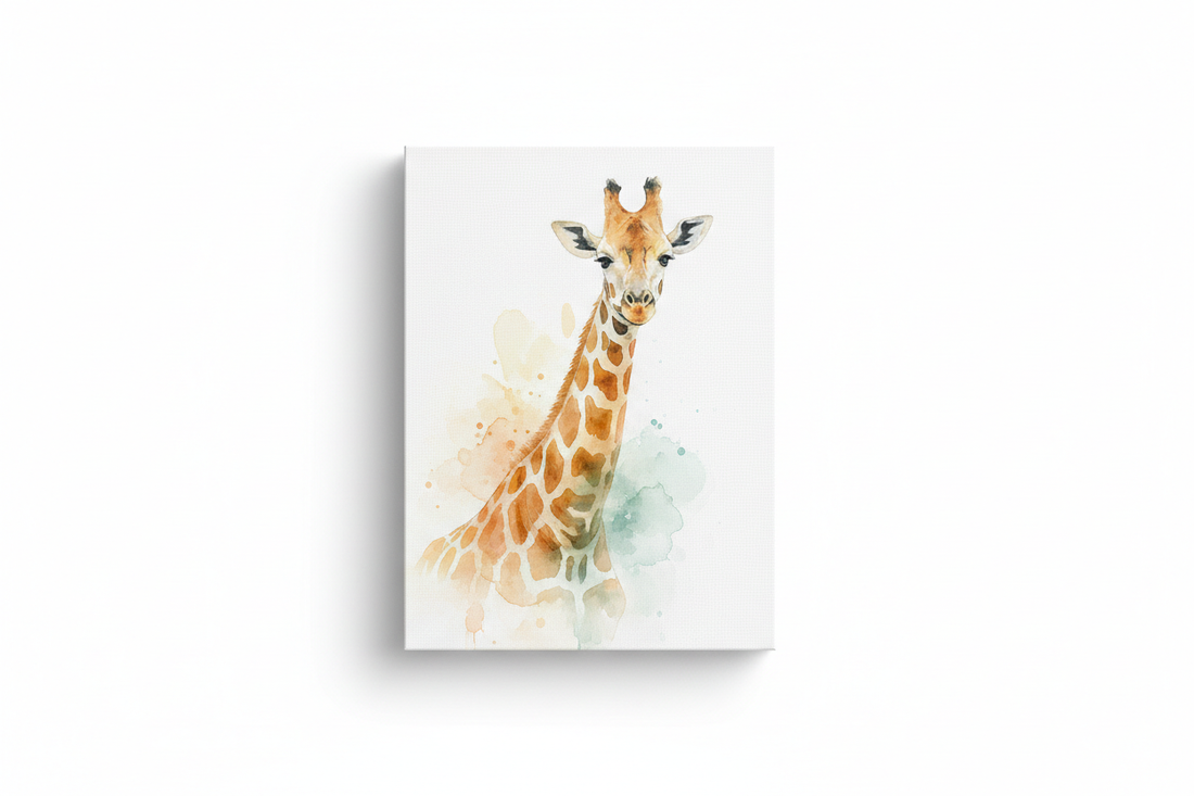 Giraffe Watercolour Dream - Hero