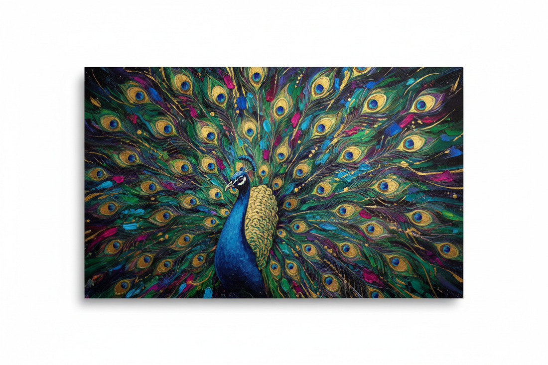 Golden Peacock Display - Hero