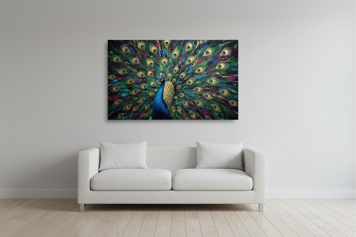 Golden Peacock Display - Lifestyle 2