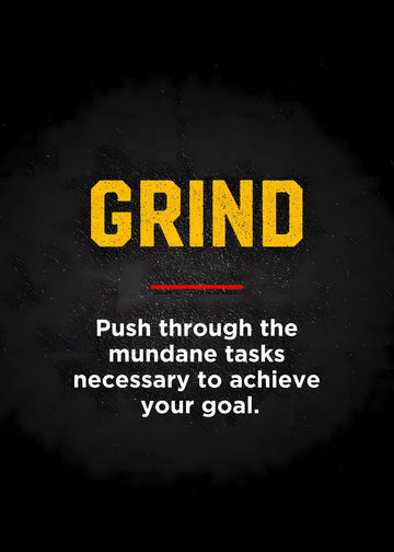 Motivational Canvas Wall Art - Grind