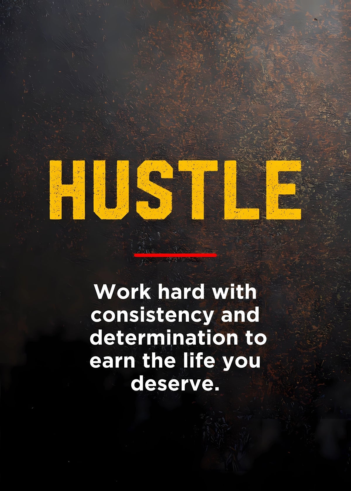 Motivational Canvas Wall Art - Grind Hustle Success (3-Piece)