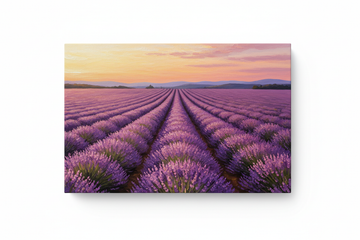 Lavender Fields At Dusk - Hero