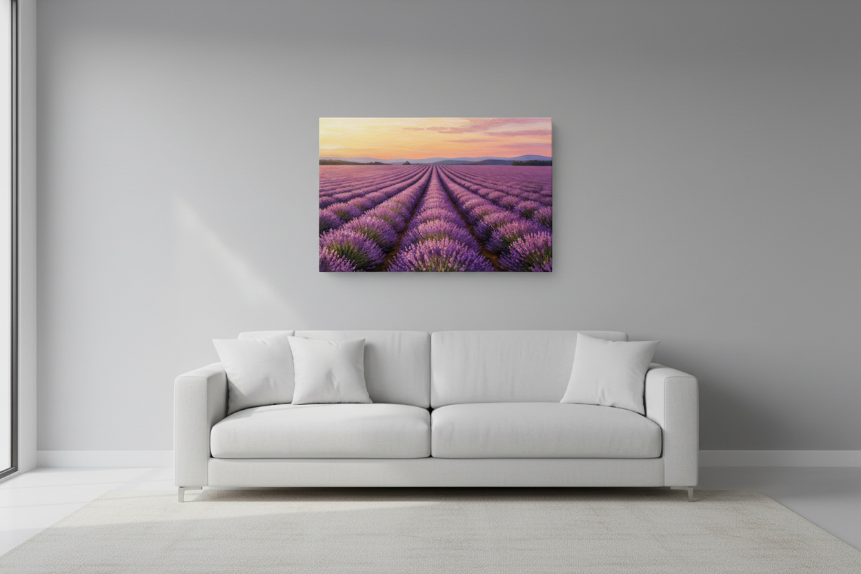 Lavender Fields At Dusk - Lifestyle 2