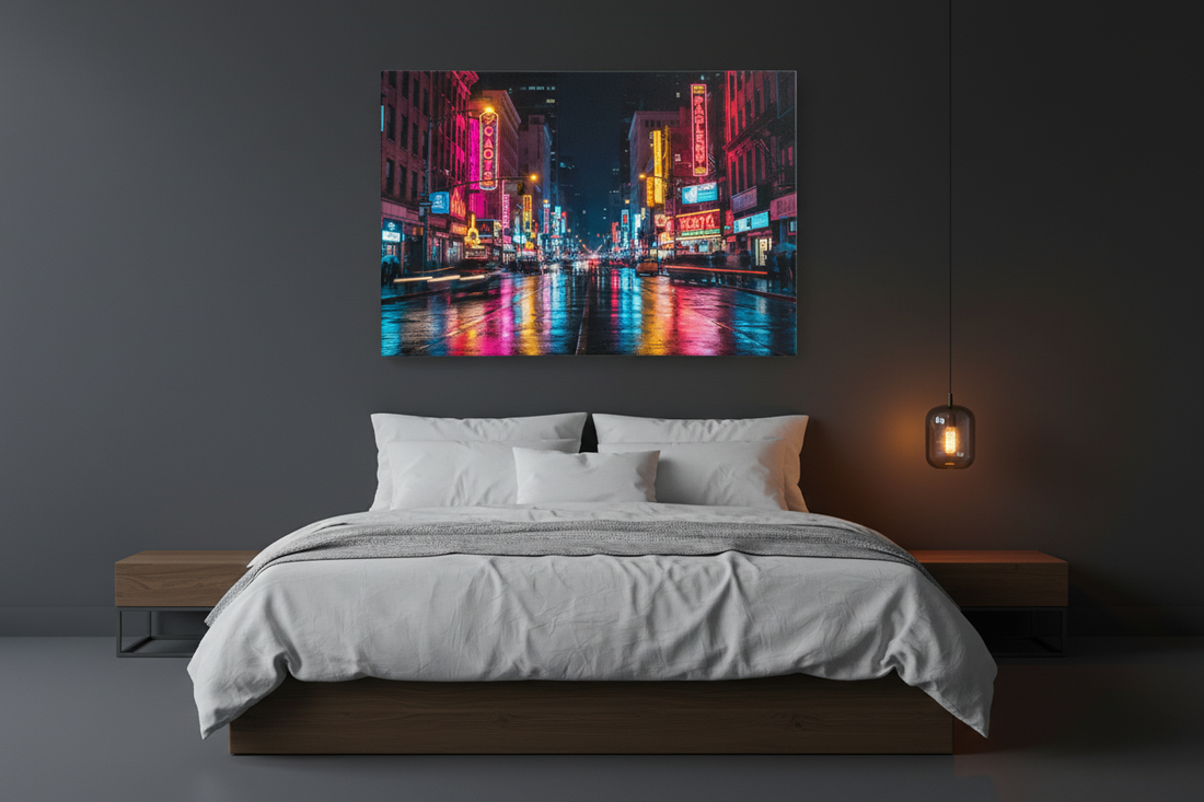 Neon Lights Downtown — Hero