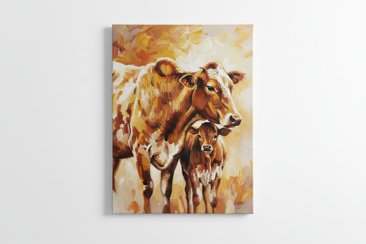 Nguni Cow & Calf - Hero