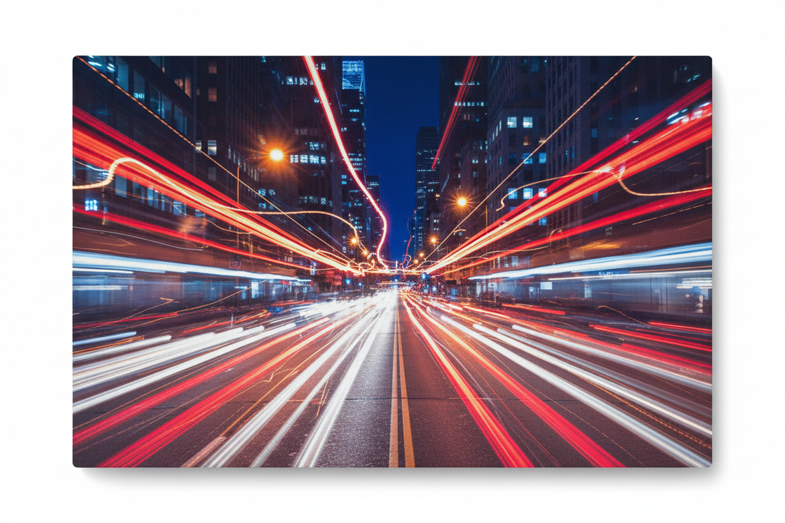 Rush Hour City Abstract — Hero