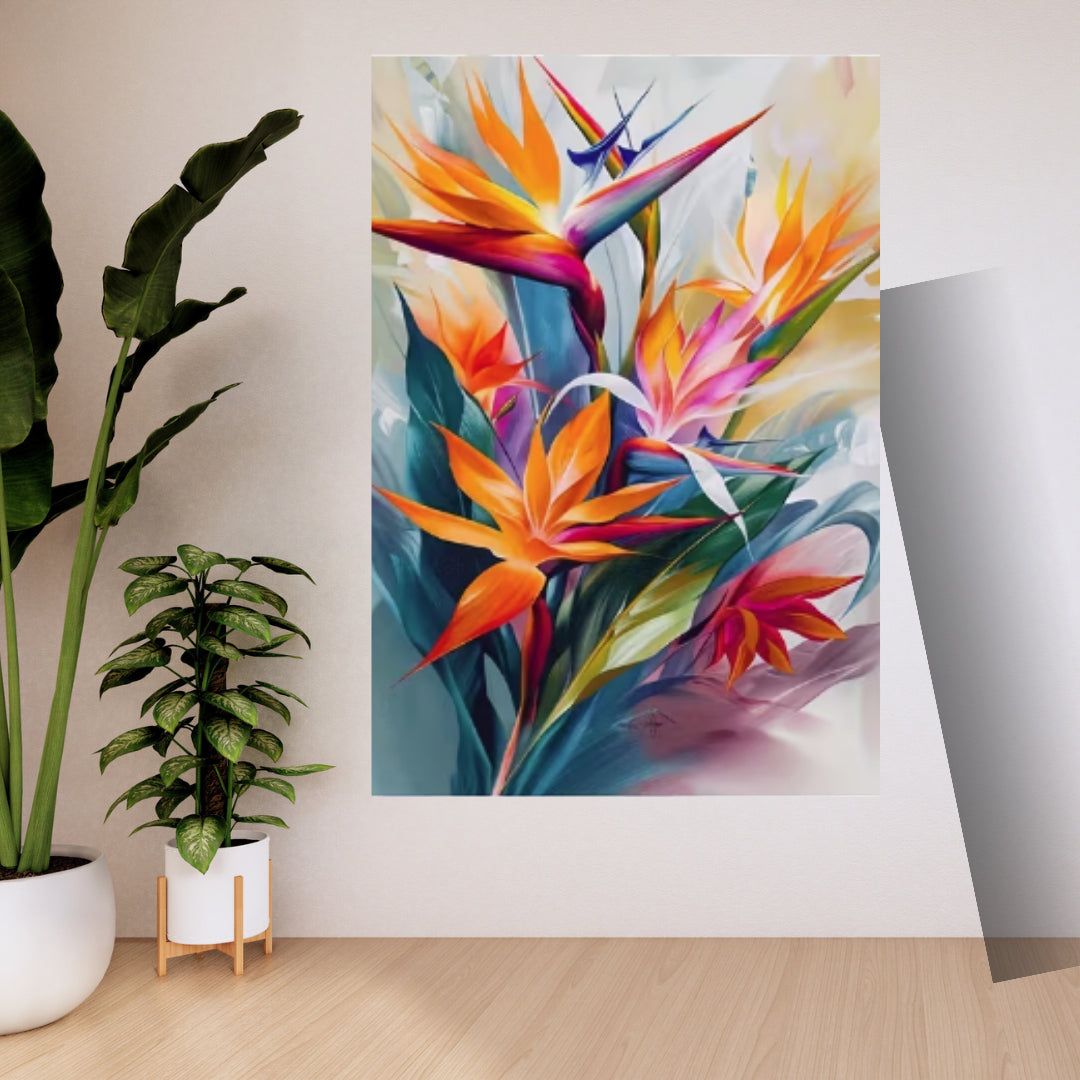 Bird of Paradise Flowers Wall Art
