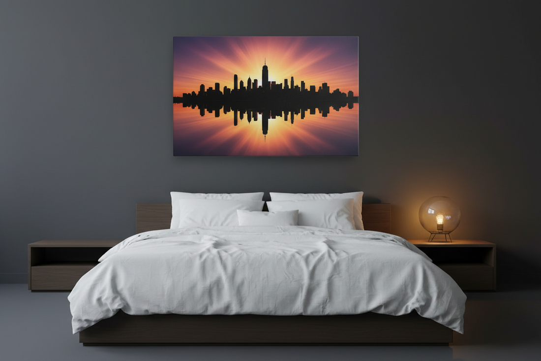 Skyline Silhouette At Sunrise — Hero