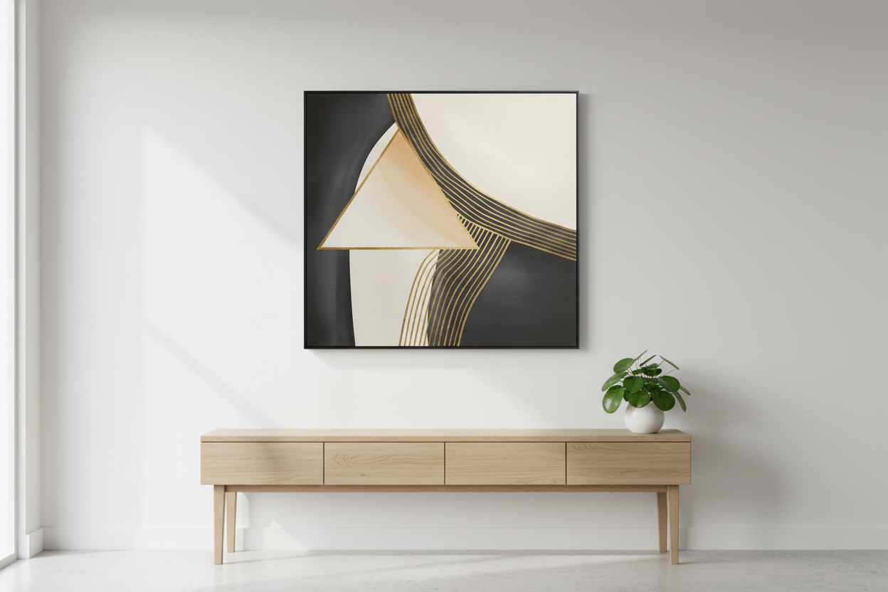 Sleek Modern Statement Abstract - Lifestyle 1