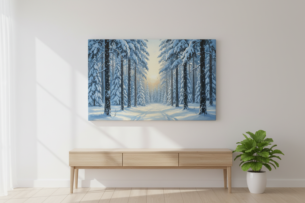 Snowy Pine Forest - Lifestyle 1