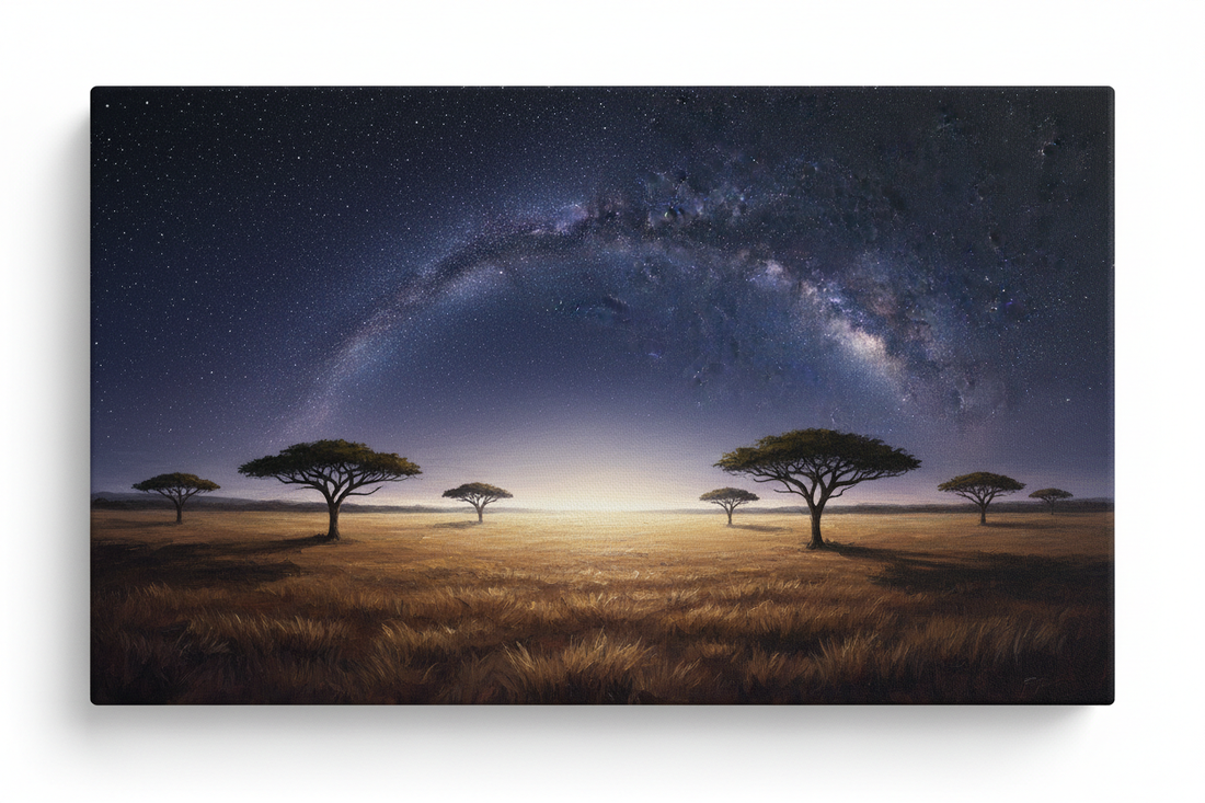 Starry Night Open Plains - Hero