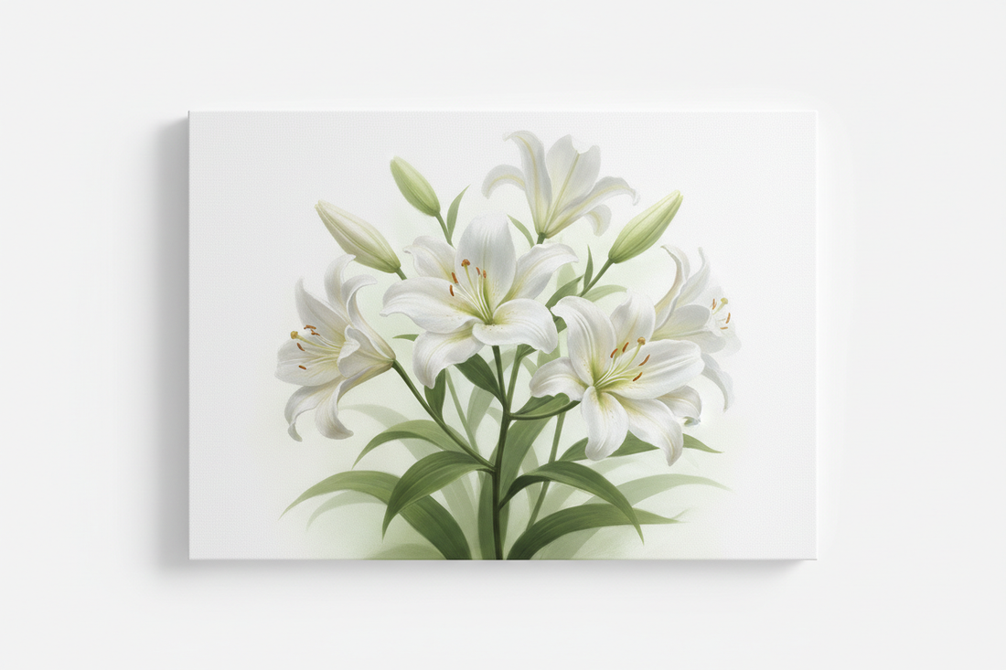 White Lilies Soft Bloom - Hero